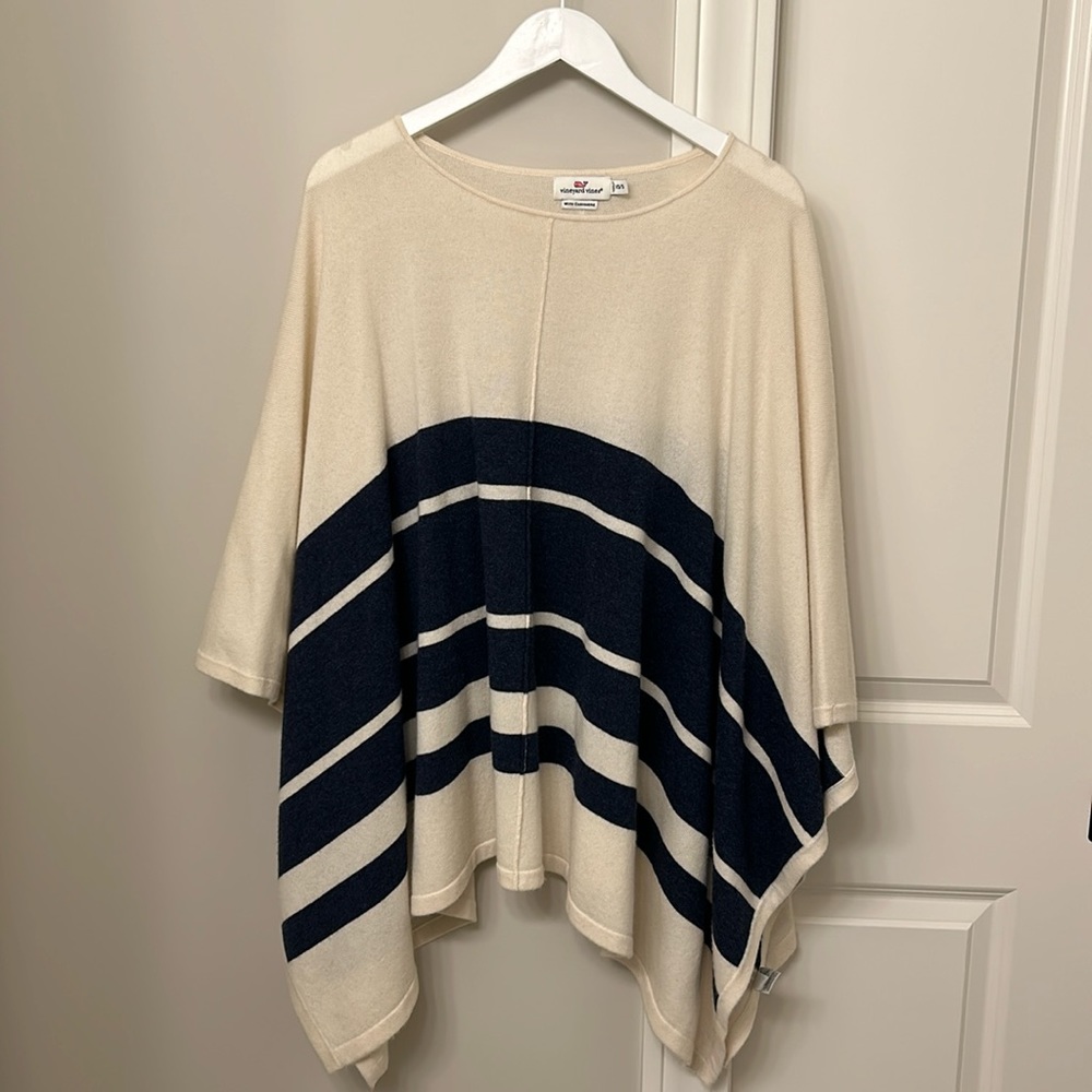 Vineyard Vines Wool and Cashmere Poncho. XS/S.